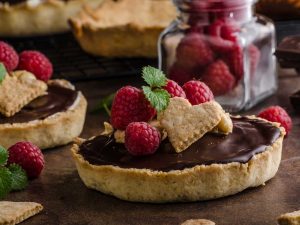 Tartelettes chocolat et framboises