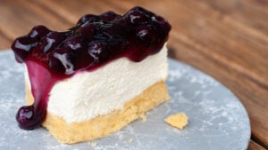 Cheesecake aux myrtilles