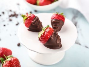 Fraises au chocolat