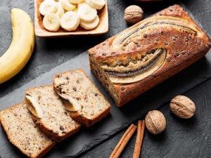 Banana bread végan