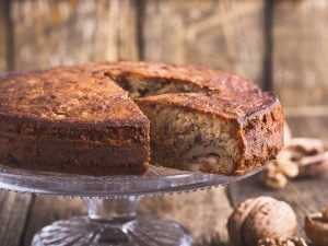 Gâteau miel et noix