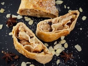 Feuilletée pommes et amandes
