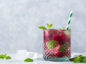 Mojito aux fruits rouges