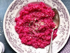 Risotto aux betteraves