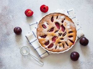 Soufflé aux prunes