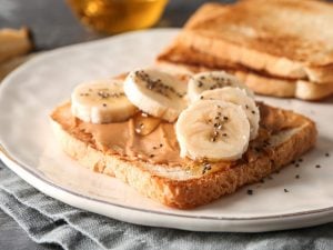 Tartine à la banane