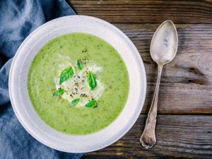 Velouté au basilic