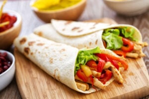 Burrito aux légumes d’été