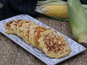 Galettes de maïs au cheddar