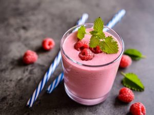 Milkshake à la framboise