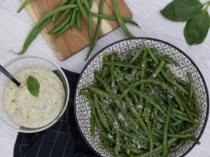 Haricots verts au parmesan