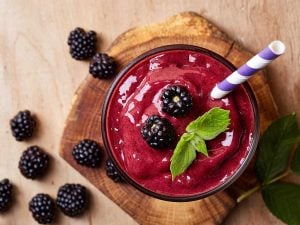 Smoothie à la mûre