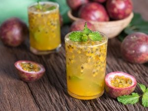 Eau fruitée passion et citron