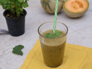 Gaspacho melon menthe
