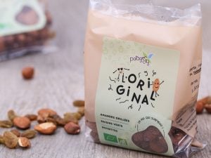 L'original, mélange de fruits secs : amandes grillées, raisin vert et noisettes