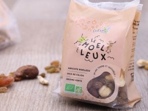Le moelleux, mélange fruits secs : raisins verts, abricots moelleux et noix de cajou BIO