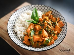 Curry aux patates douces
