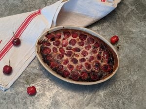 La recette du clafoutis aux cerises d’Elisabeth