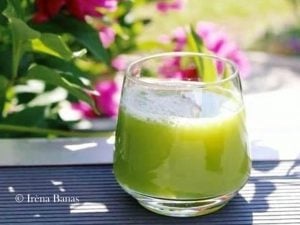Jus gourmand au concombre, pomme, citron et menthe