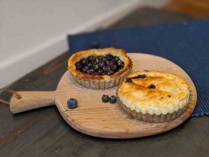 Tartelettes express aux myrtilles