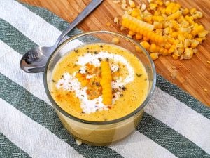 Soupe de maïs au lait de coco