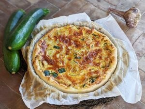 Quiche aux courgettes