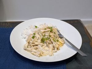 Fondue de fenouil à la crème et à l’ail