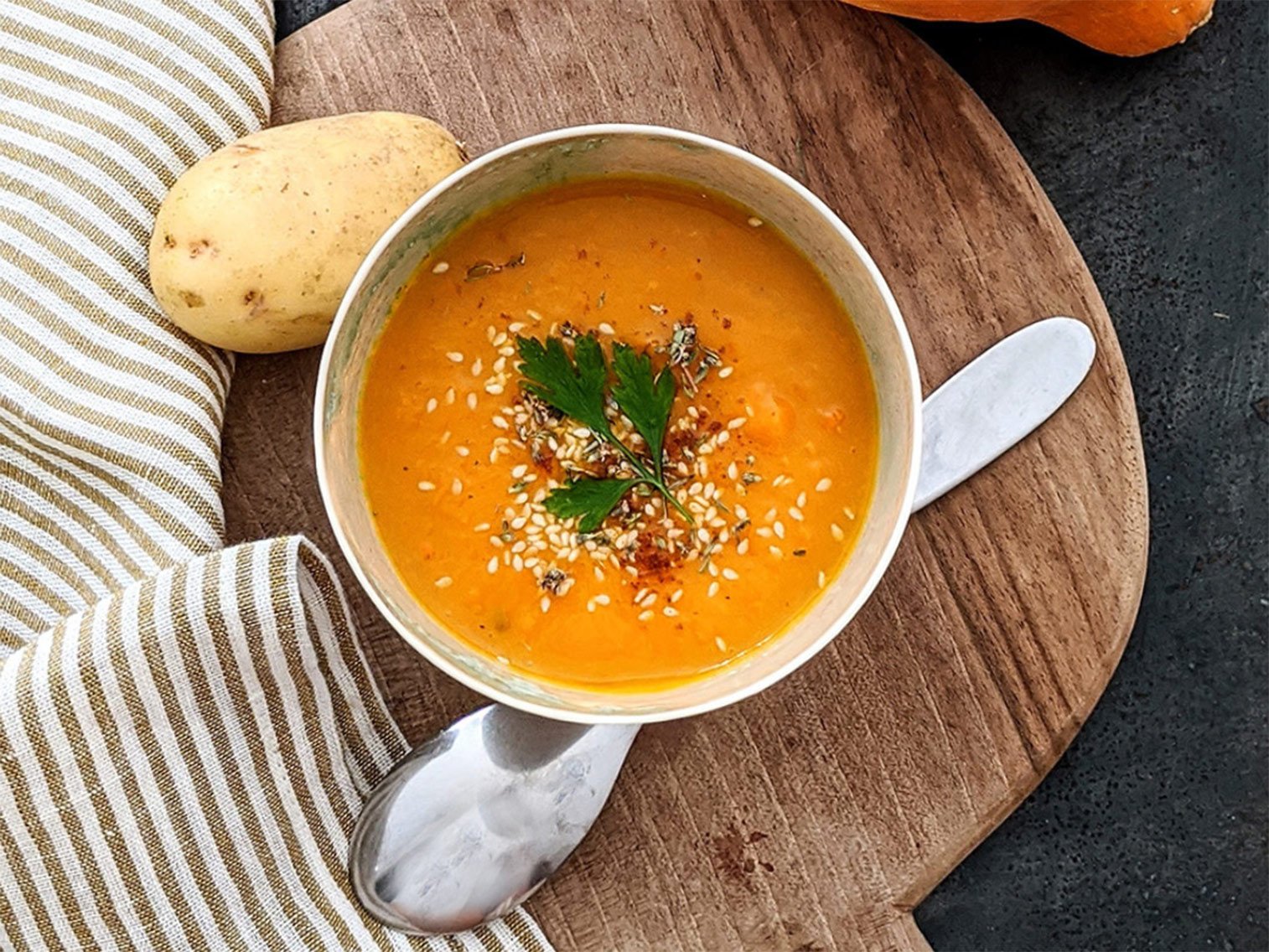 Soupe carotte pomme de terre champignon online