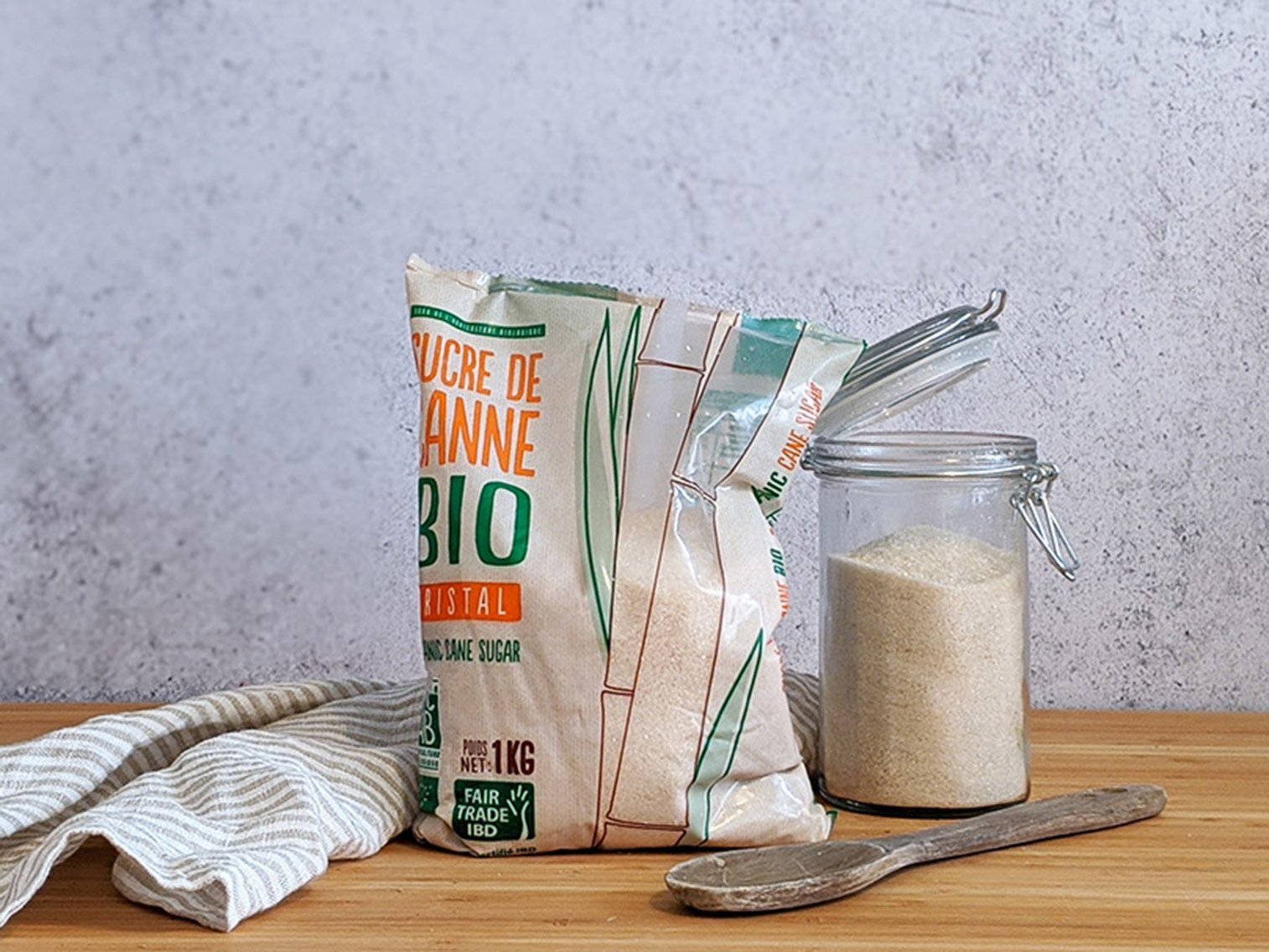 Sucre de canne blond bio