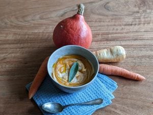 Soupe de potimarron et panais