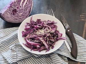 Coleslaw de chou rouge