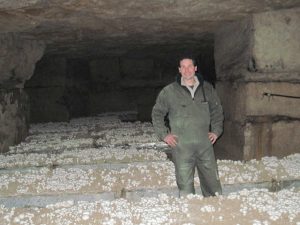 Visite de la champignonnière de la famille Calegari
