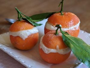 Clémentines givrées