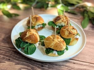 Amuse-bouches mâche, thon et avocat