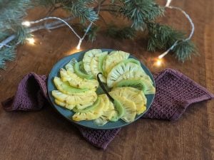 Carpaccio d’ananas Victoria et kiwis
