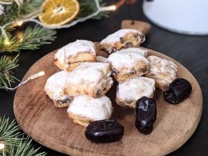 Mini stollen aux raisins secs et aux dattes Mazafati