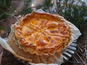 Tourte hivernale au boeuf et aux légumes