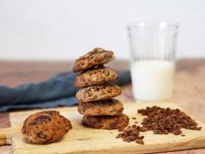 Cookies au granola chocolat et à la banane