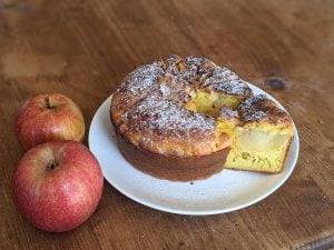 Gâteau aux pommes et à l’orange