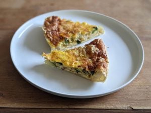 Tarte à la courgette et à la brousse
