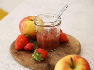 Compote pommes-fraises