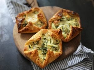 Friands courgettes chèvre miel