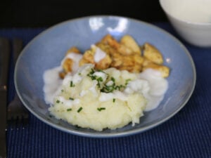 Purée de panais et pommes de terre