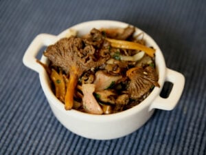Poêlée de chanterelles au persil