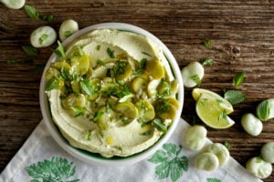 Houmous aux fèves