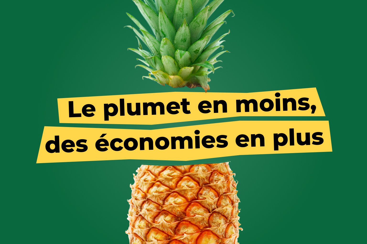 Pourquoi vous faire payer ce que vous auriez jeté ?